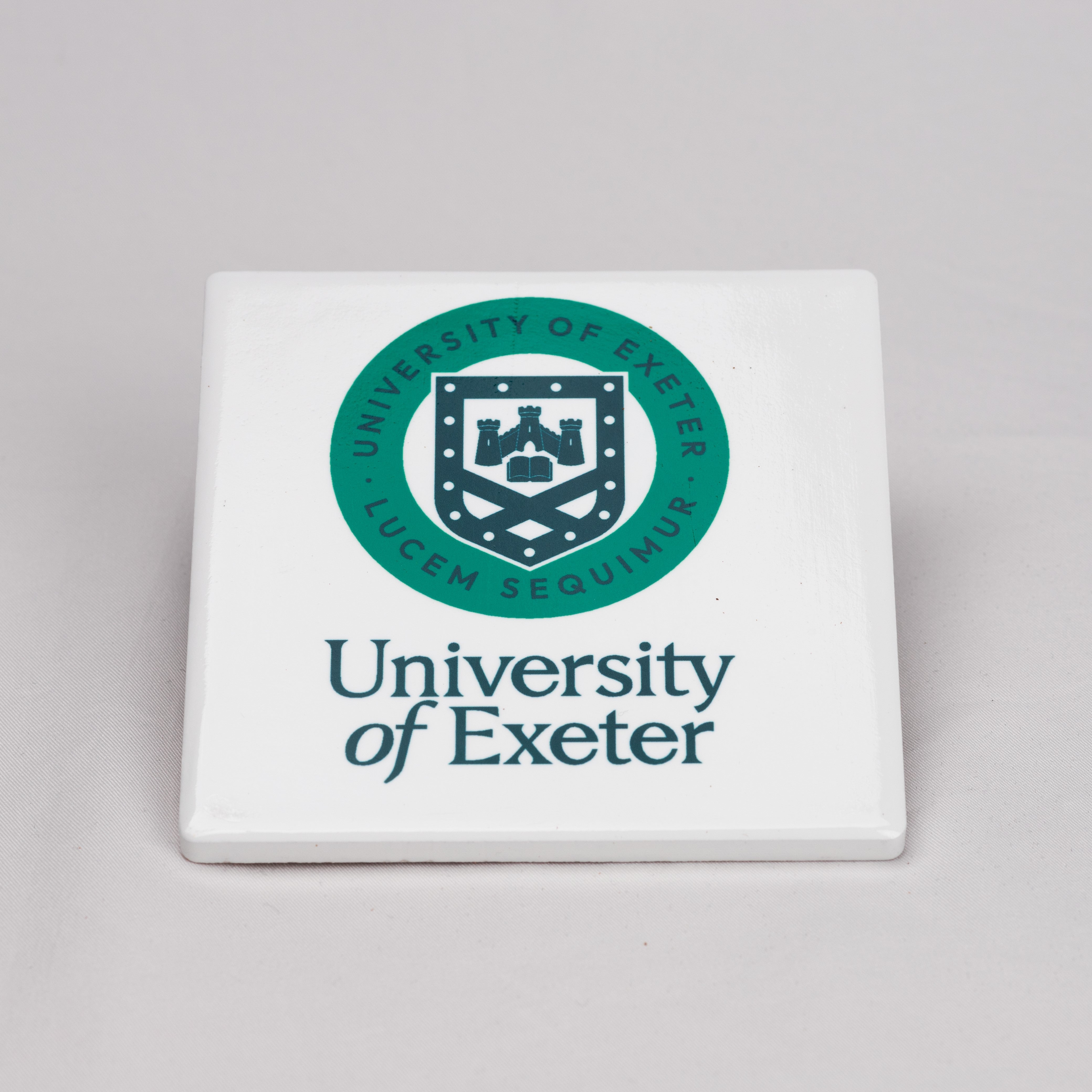Exeter Logo Ceramic Coaster – University of Exeter Merchandise