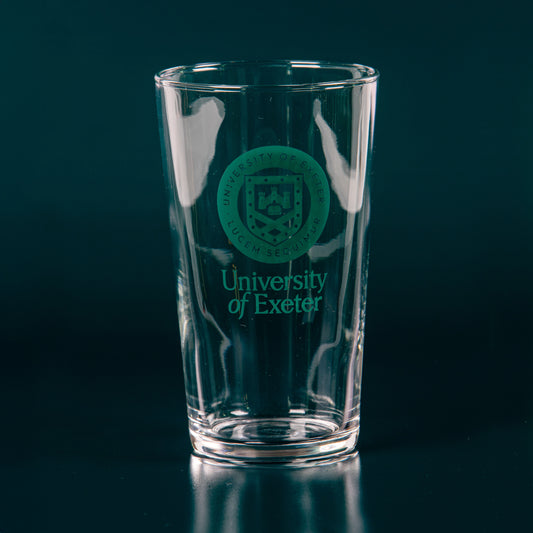 Exeter Logo Conique Pint Glass